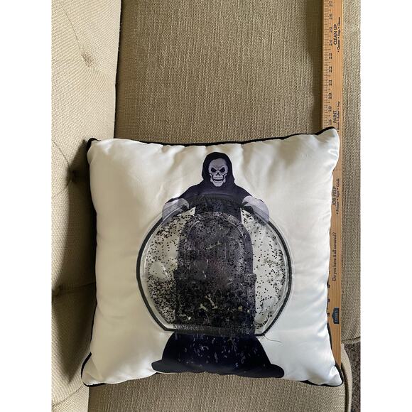 Set of Grim Reaper Double Sided Halloween Throw Pillows - Picture 7 of 16